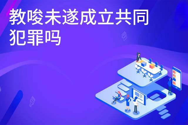 教唆未遂成立共同犯罪吗