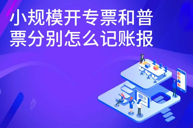 小规模开专票和普票分别怎么记账报税