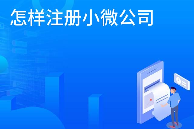 怎样注册小微公司