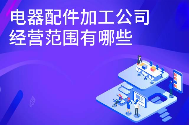 电器配件加工公司经营范围有哪些