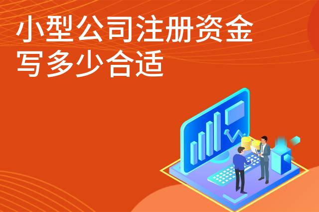 小型公司注册资金写多少合适