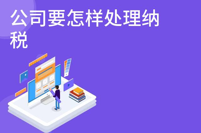 公司要怎样处理纳税