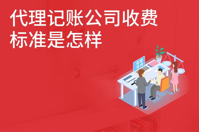 代理记账公司收费标准是怎样