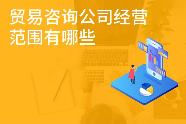 贸易咨询公司经营范围有哪些