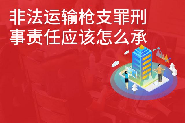 非法运输枪支罪刑事责任应该怎么承担