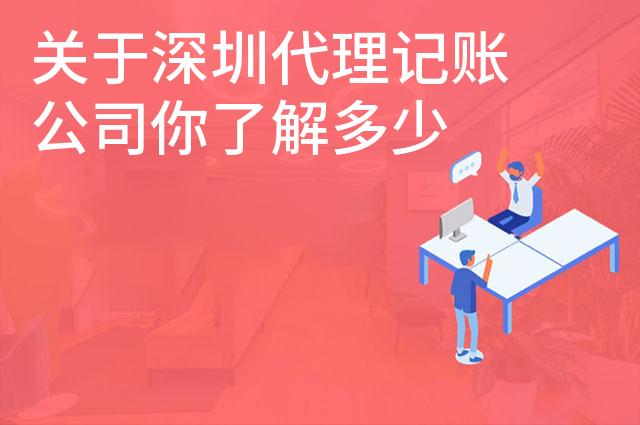 关于深圳代理记账公司你了解多少
