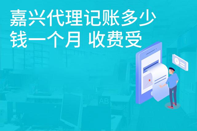 嘉兴代理记账多少钱一个月 收费受哪些影响