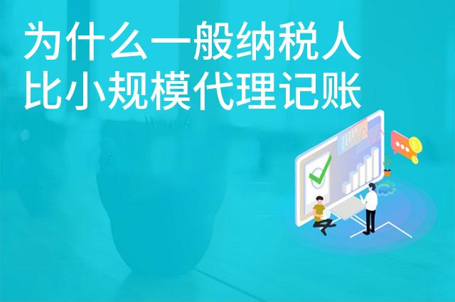 为什么一般纳税人比小规模代理记账贵