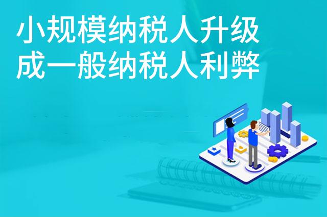 小规模纳税人升级成一般纳税人利弊 