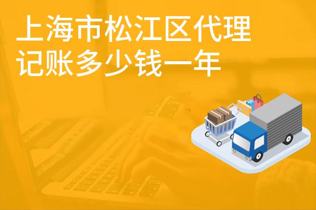 上海市松江区代理记账多少钱一年