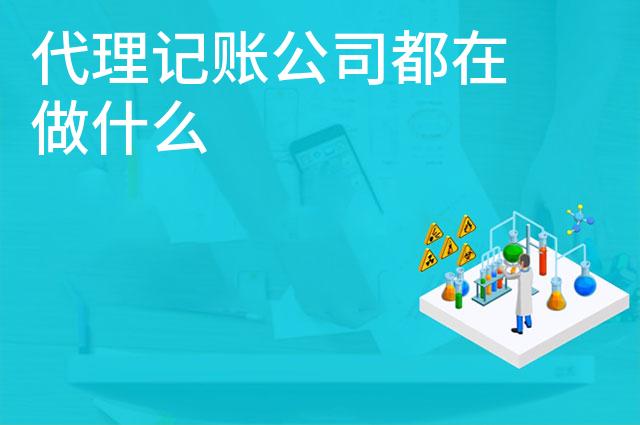代理记账公司都在做什么