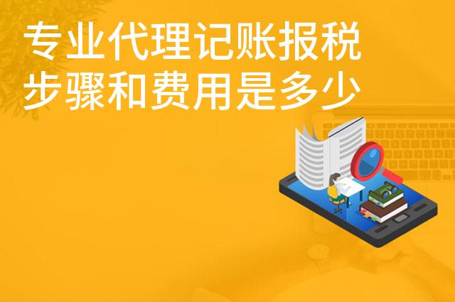 专业代理记账报税步骤和费用是多少