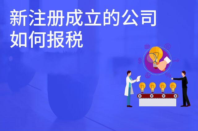 新注册成立的公司如何报税