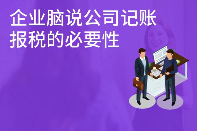 企业脑说公司记账报税的必要性