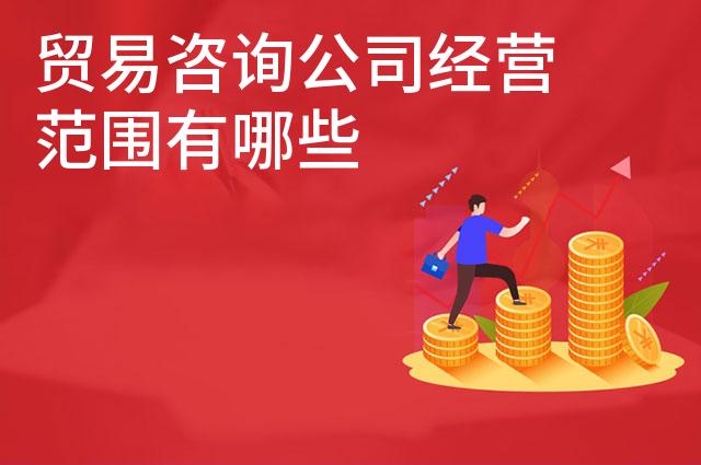贸易咨询公司经营范围有哪些