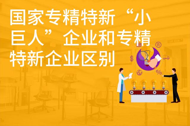 国家专精特新“小巨人”企业和专精特新企业区别 